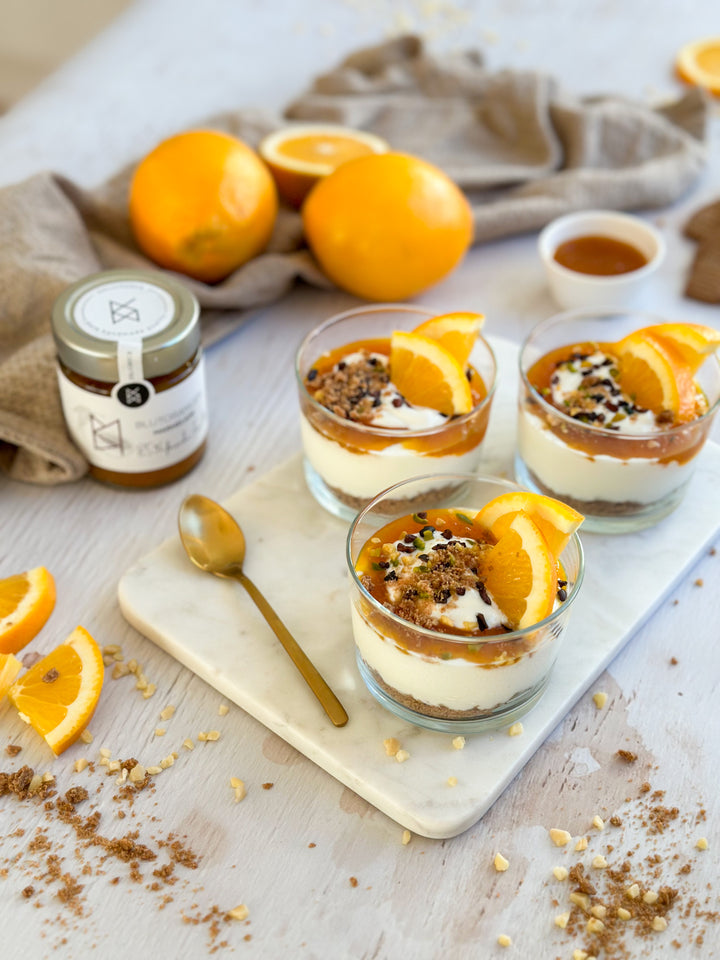 Orangen-Spekulatius Dessert im Glas