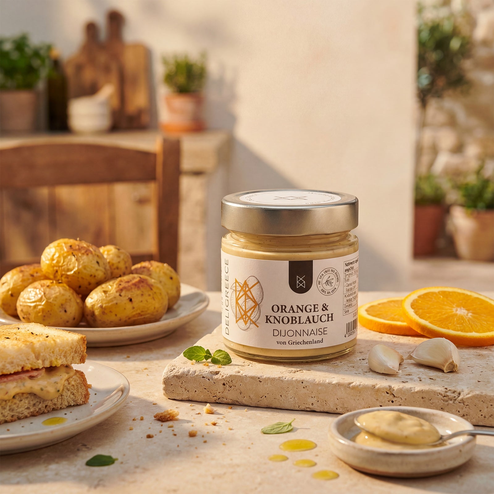 Orange &amp; Knoblauch Dijonnaise