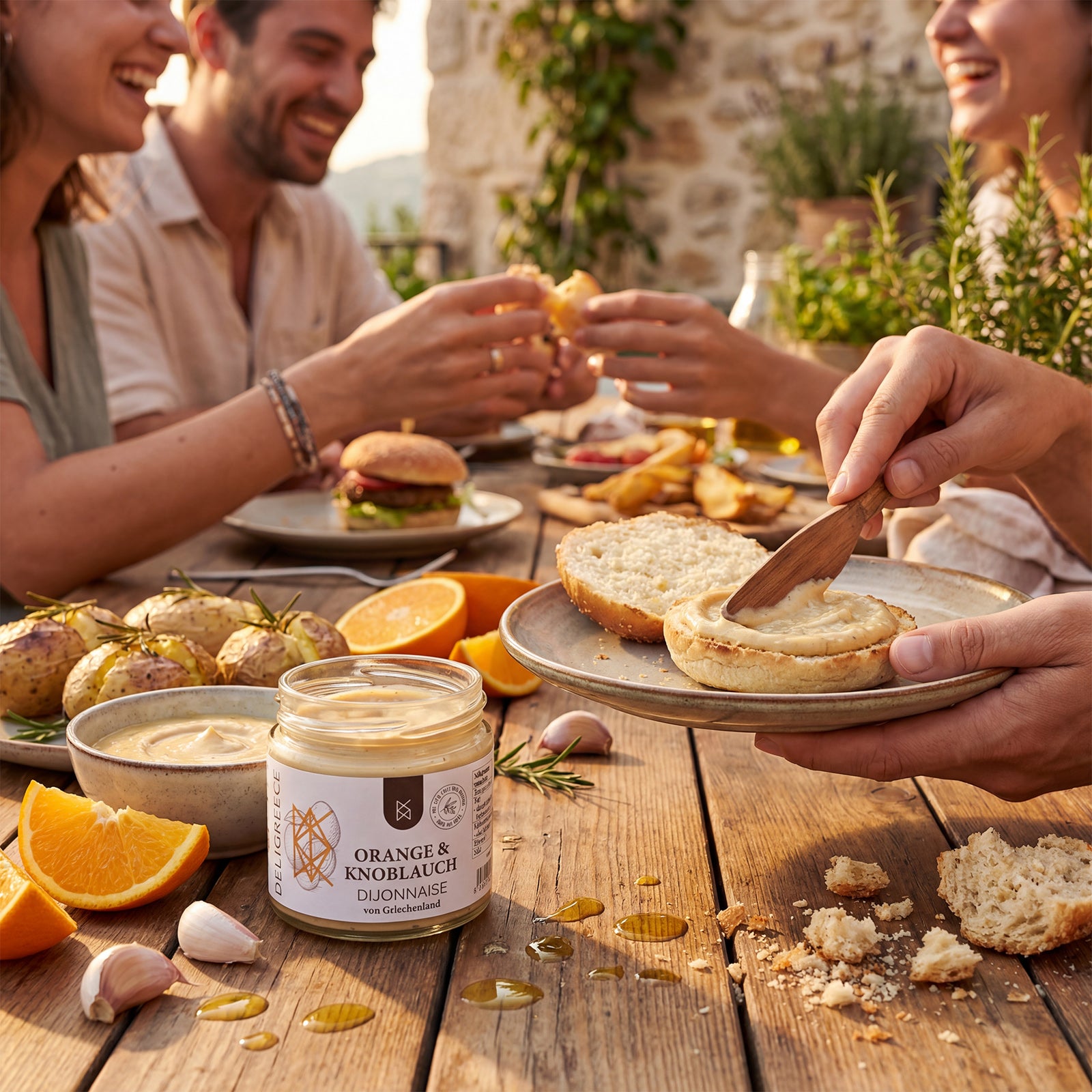 Orange &amp; Knoblauch Dijonnaise