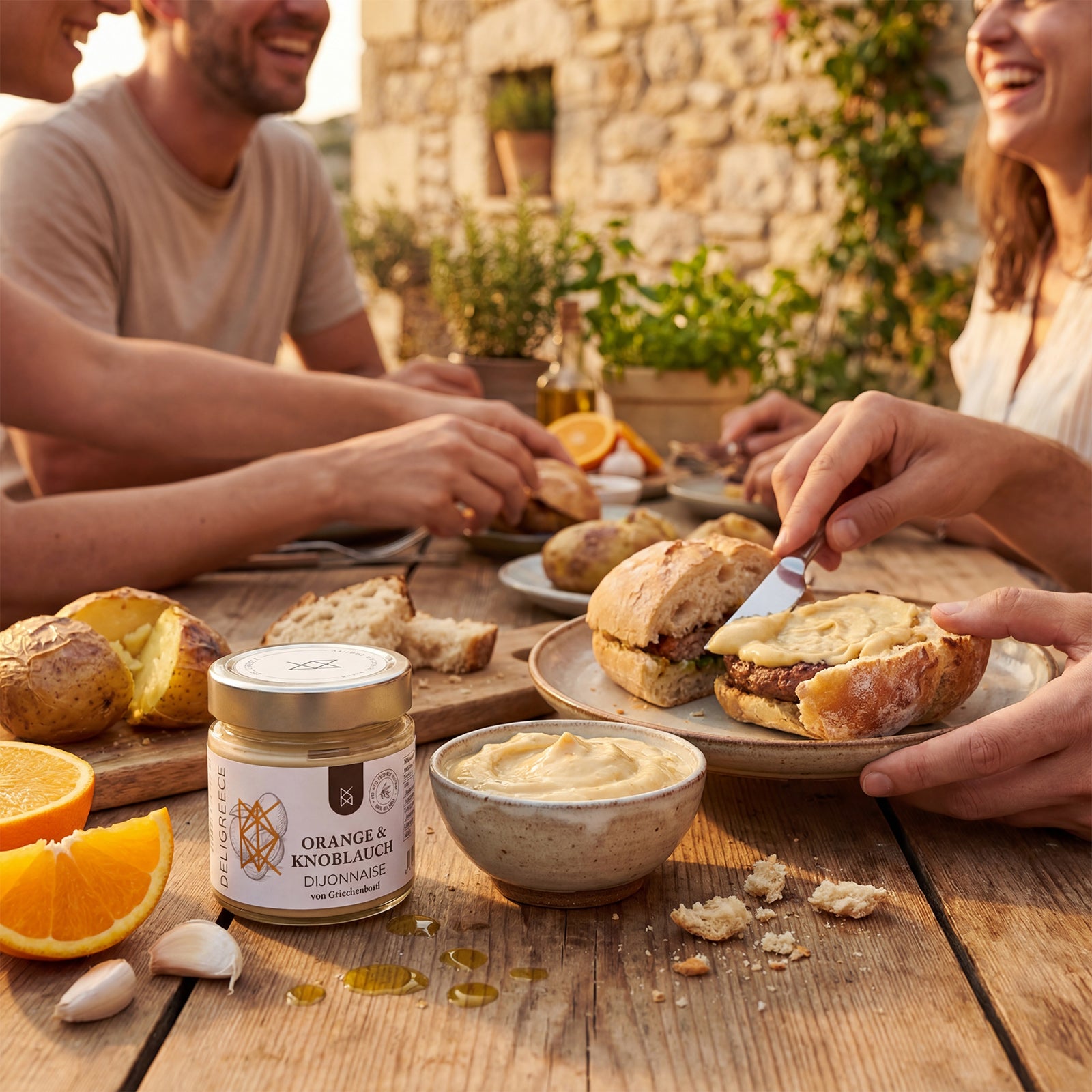 Orange &amp; Knoblauch Dijonnaise