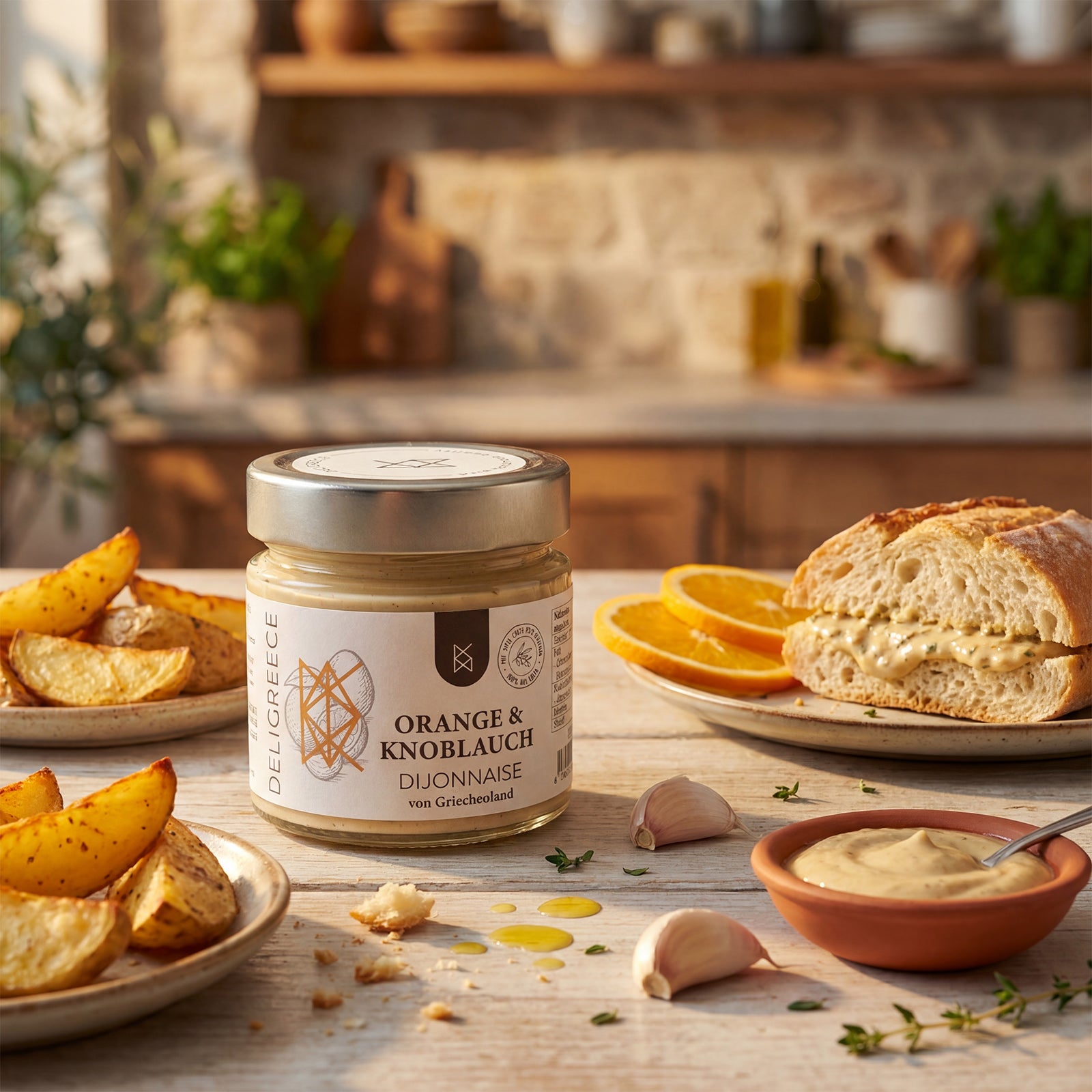 Orange &amp; Knoblauch Dijonnaise