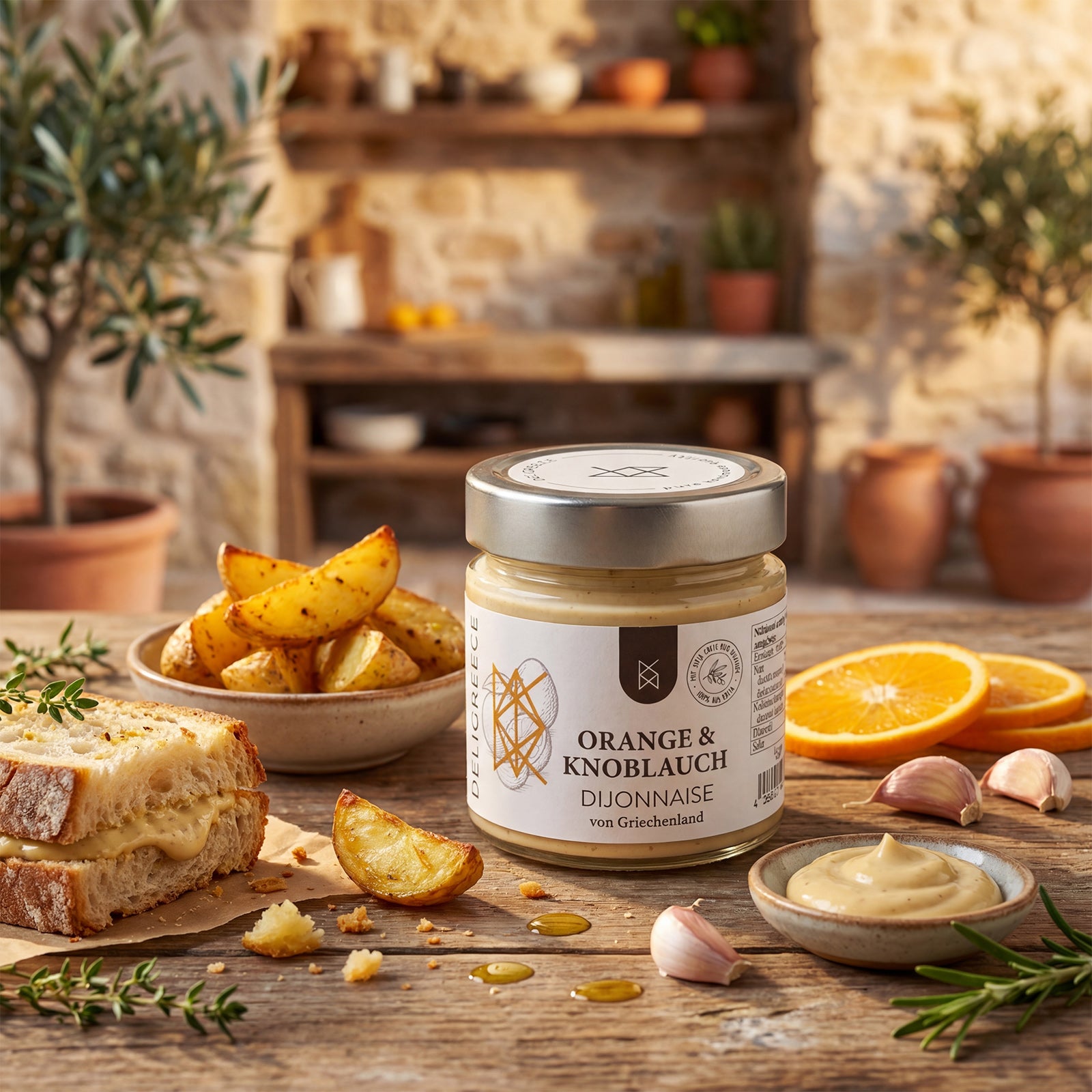 Orange &amp; Knoblauch Dijonnaise